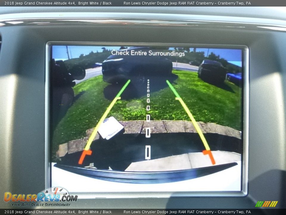 2018 Jeep Grand Cherokee Altitude 4x4 Bright White / Black Photo #20