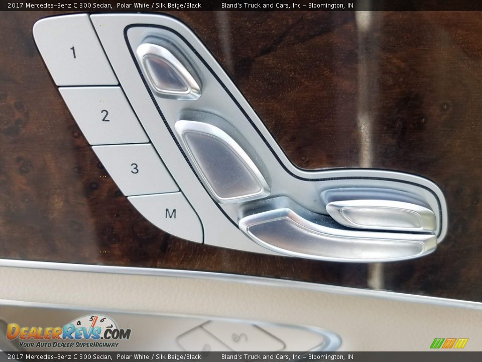 2017 Mercedes-Benz C 300 Sedan Polar White / Silk Beige/Black Photo #9