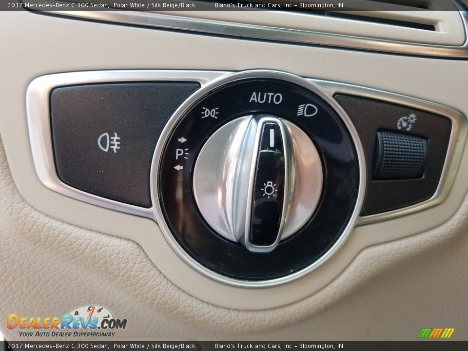 2017 Mercedes-Benz C 300 Sedan Polar White / Silk Beige/Black Photo #13