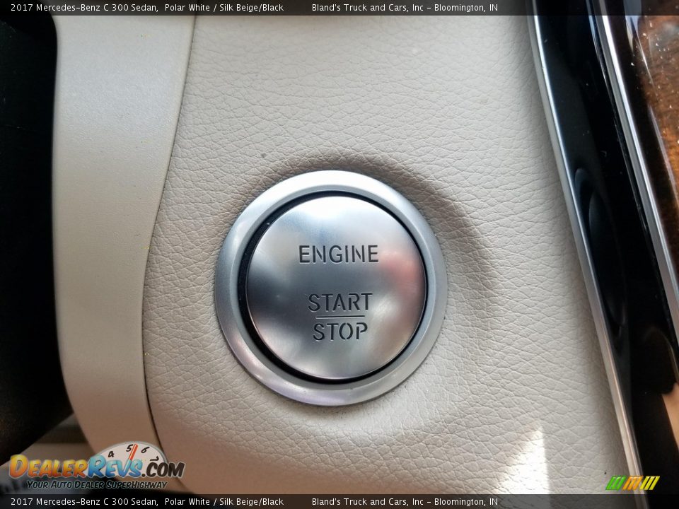 2017 Mercedes-Benz C 300 Sedan Polar White / Silk Beige/Black Photo #19