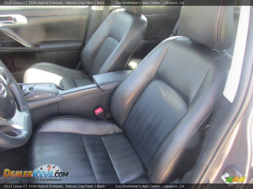 2012 Lexus CT 200h Hybrid Premium Nebula Gray Pearl / Black Photo #8