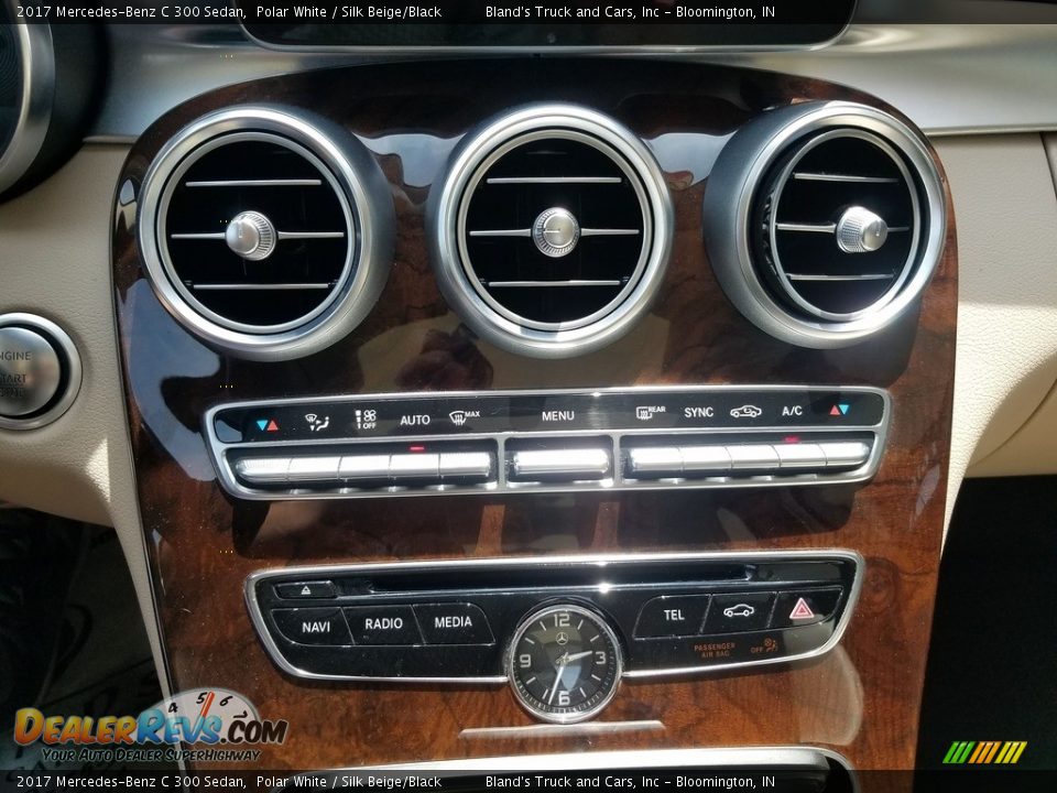 2017 Mercedes-Benz C 300 Sedan Polar White / Silk Beige/Black Photo #23