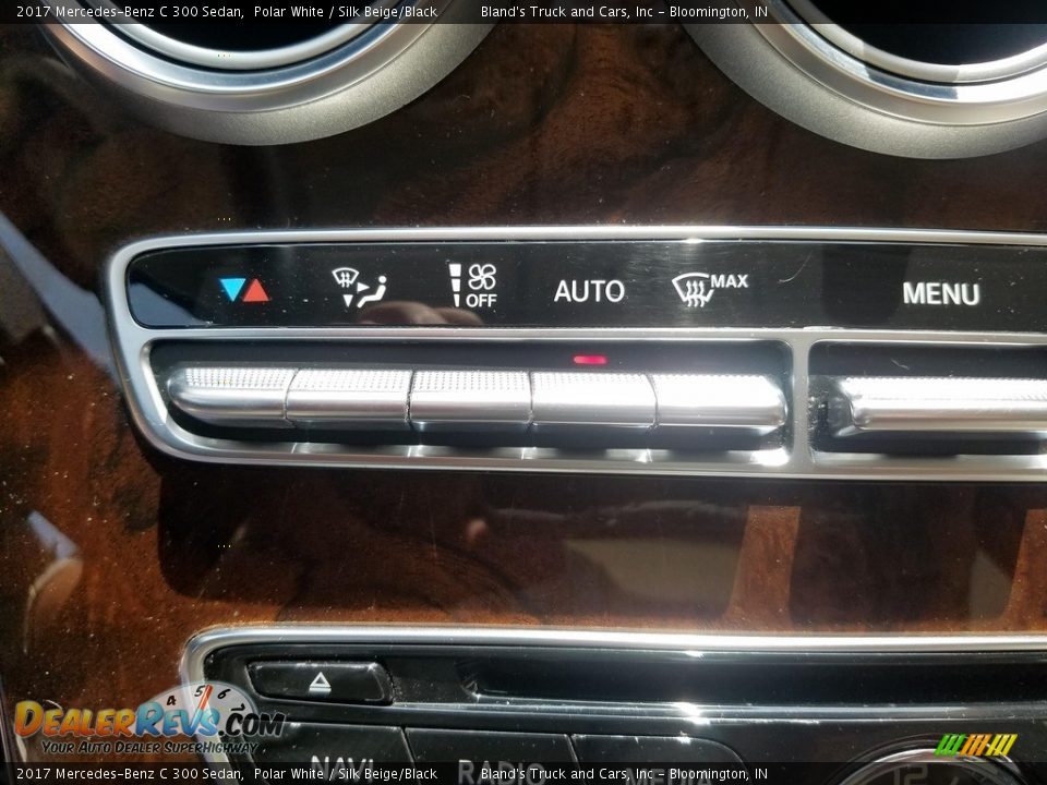 2017 Mercedes-Benz C 300 Sedan Polar White / Silk Beige/Black Photo #24