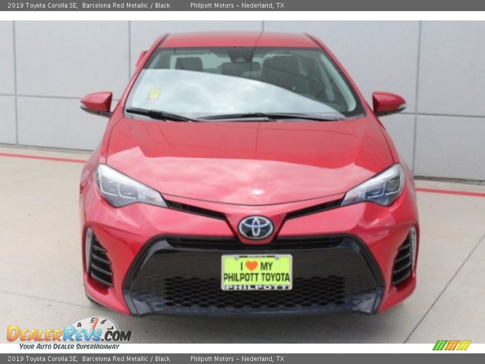 2019 Toyota Corolla SE Barcelona Red Metallic / Black Photo #2