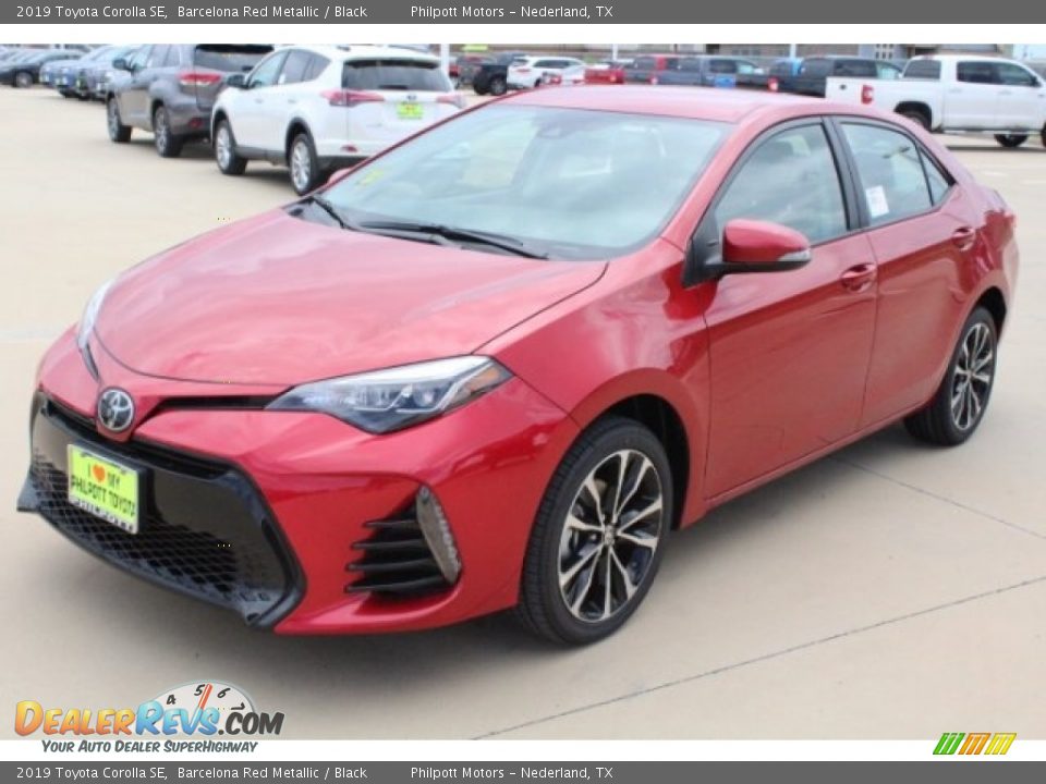 2019 Toyota Corolla SE Barcelona Red Metallic / Black Photo #3