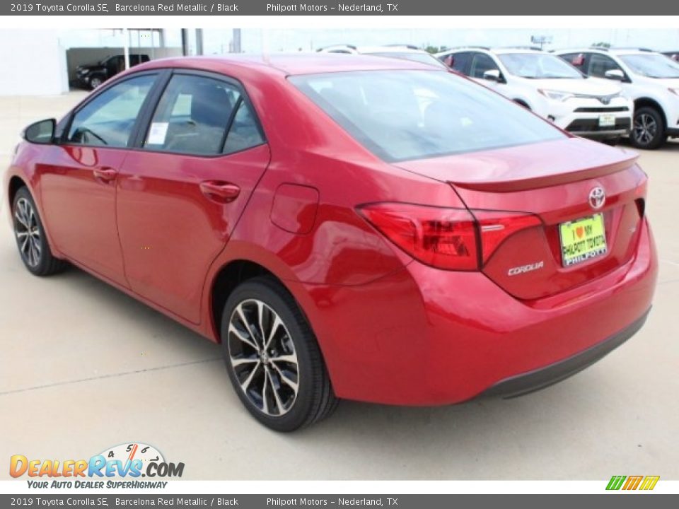 2019 Toyota Corolla SE Barcelona Red Metallic / Black Photo #6