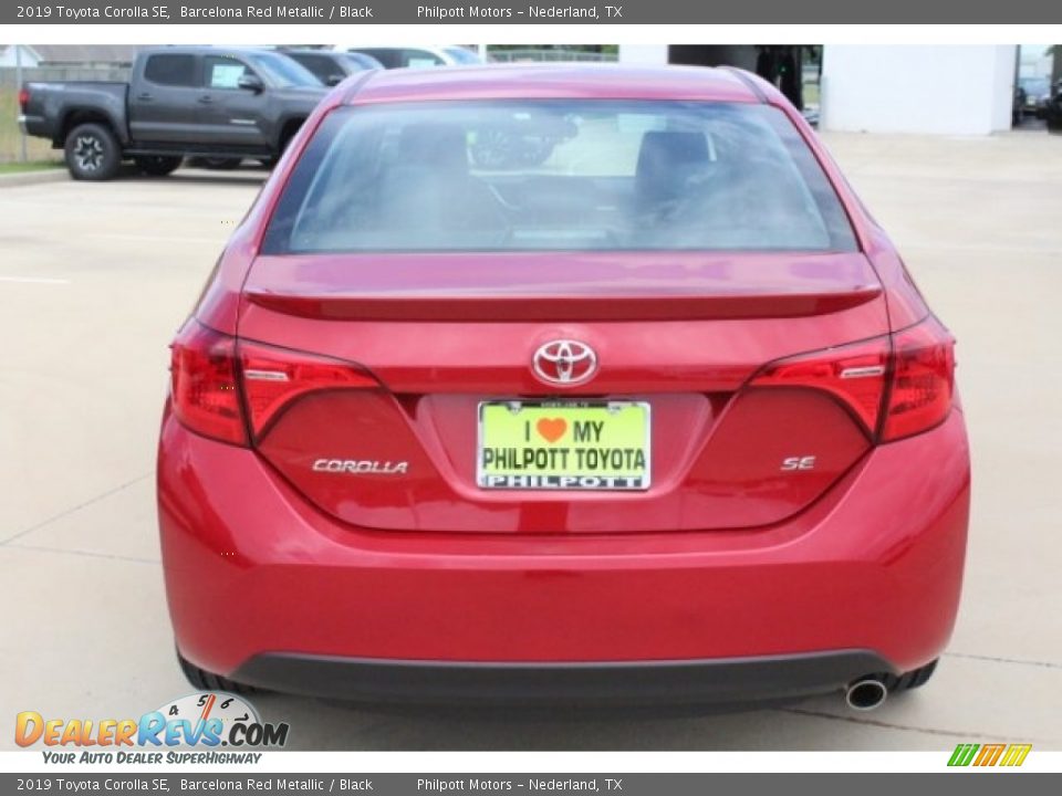 2019 Toyota Corolla SE Barcelona Red Metallic / Black Photo #7