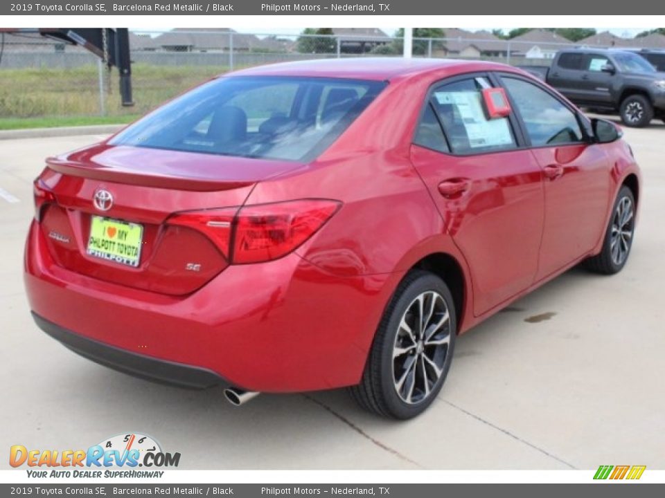 2019 Toyota Corolla SE Barcelona Red Metallic / Black Photo #8