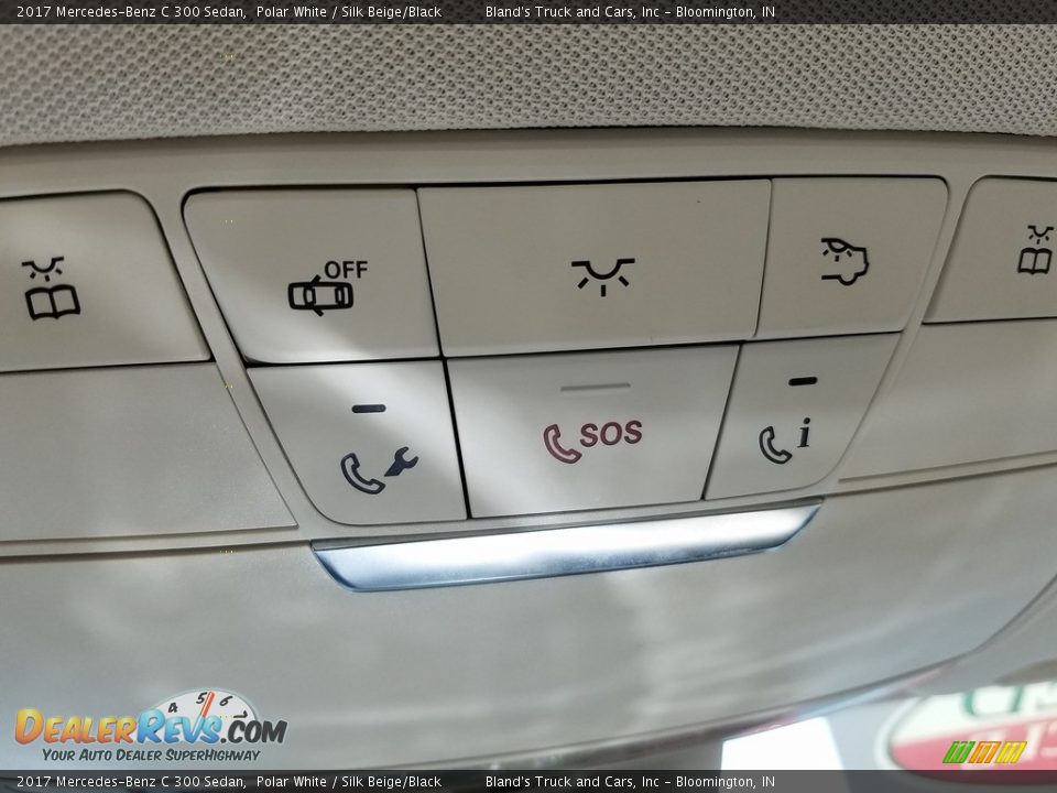 2017 Mercedes-Benz C 300 Sedan Polar White / Silk Beige/Black Photo #31
