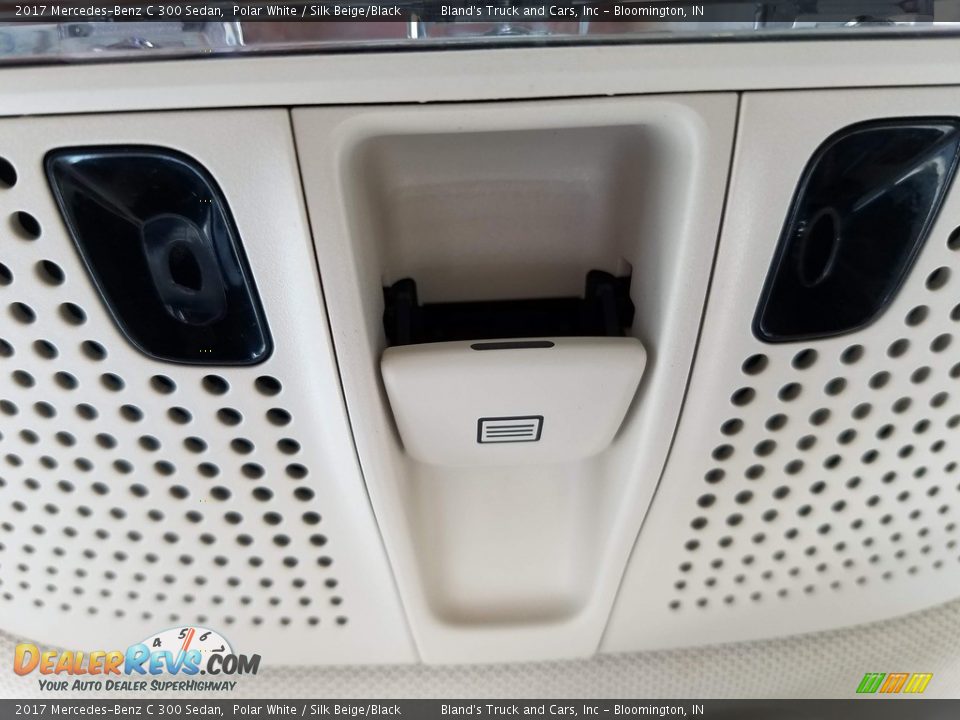 2017 Mercedes-Benz C 300 Sedan Polar White / Silk Beige/Black Photo #32