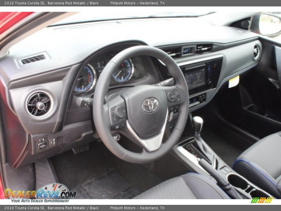 2019 Toyota Corolla SE Barcelona Red Metallic / Black Photo #13