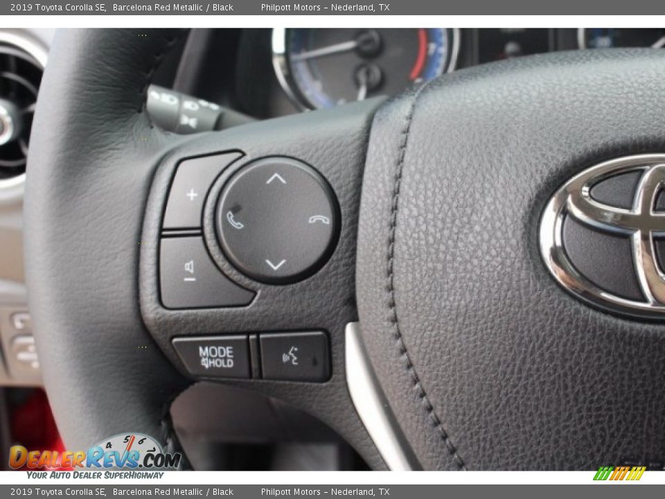 2019 Toyota Corolla SE Barcelona Red Metallic / Black Photo #18