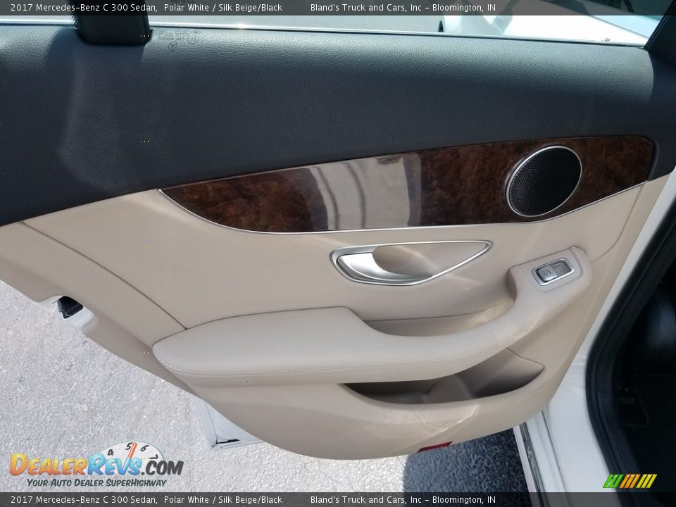 2017 Mercedes-Benz C 300 Sedan Polar White / Silk Beige/Black Photo #36