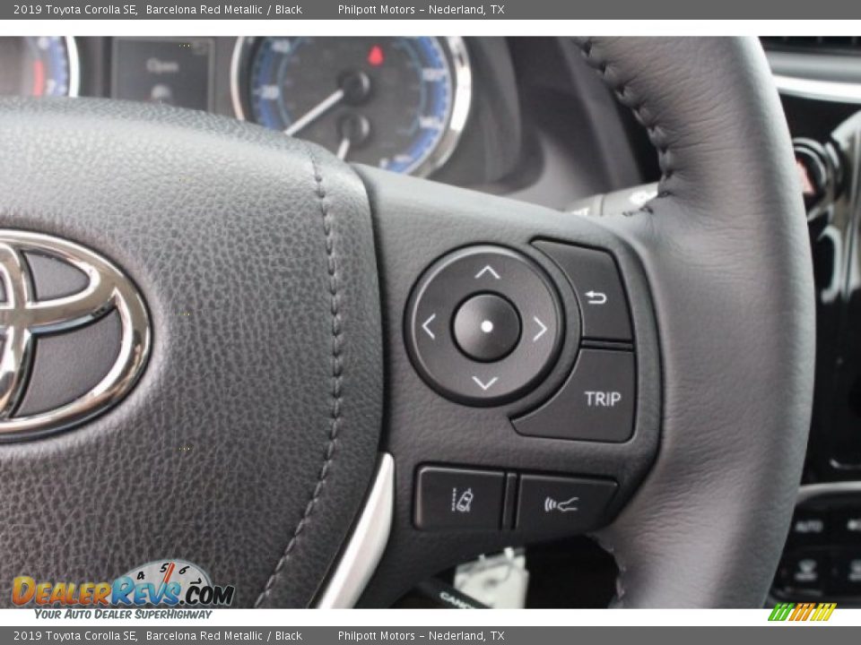 2019 Toyota Corolla SE Barcelona Red Metallic / Black Photo #19