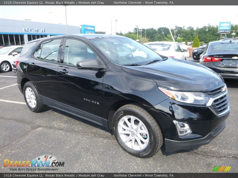 2018 Chevrolet Equinox LS Mosaic Black Metallic / Medium Ash Gray Photo #7