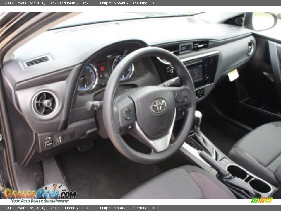 2019 Toyota Corolla LE Black Sand Pearl / Black Photo #13