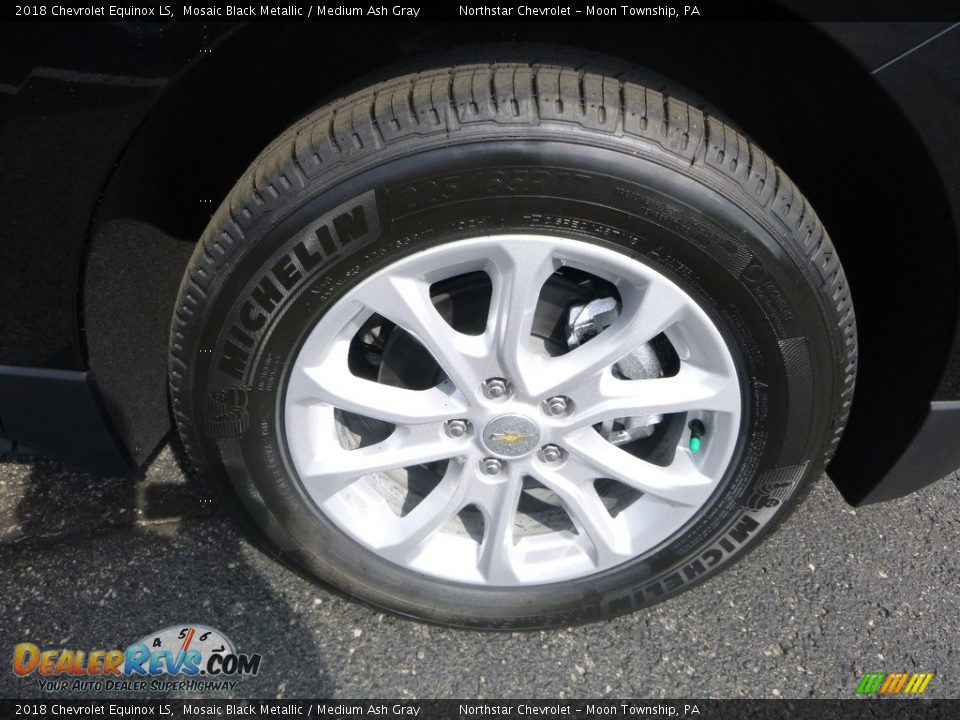 2018 Chevrolet Equinox LS Mosaic Black Metallic / Medium Ash Gray Photo #9