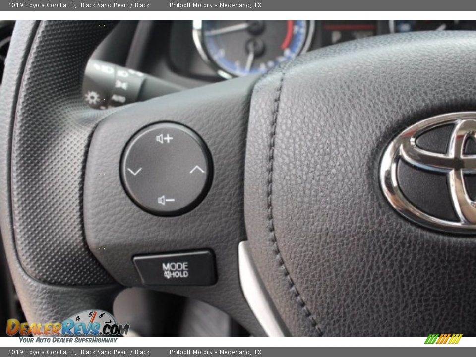 2019 Toyota Corolla LE Black Sand Pearl / Black Photo #18