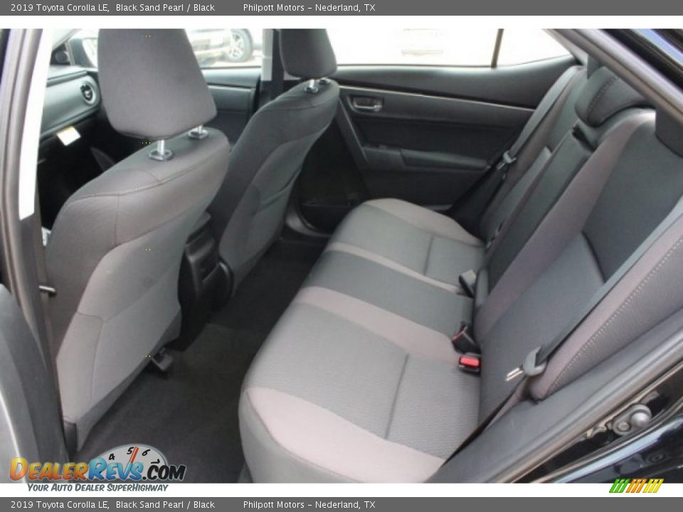 2019 Toyota Corolla LE Black Sand Pearl / Black Photo #22