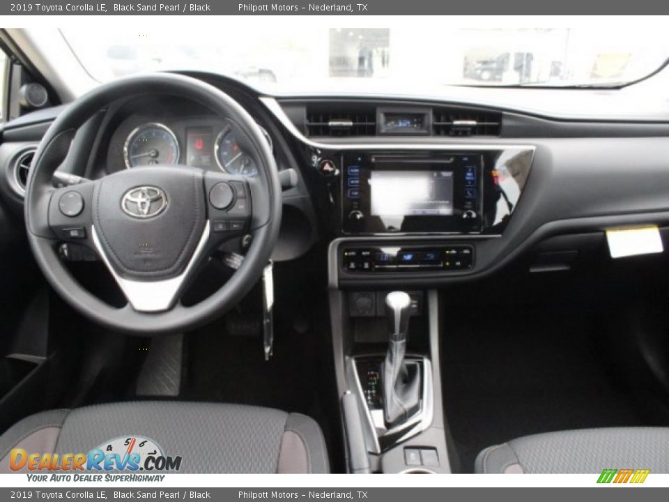 2019 Toyota Corolla LE Black Sand Pearl / Black Photo #23