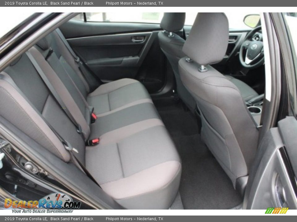 2019 Toyota Corolla LE Black Sand Pearl / Black Photo #27