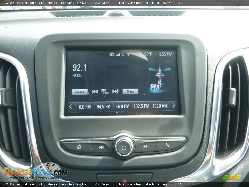 2018 Chevrolet Equinox LS Mosaic Black Metallic / Medium Ash Gray Photo #18