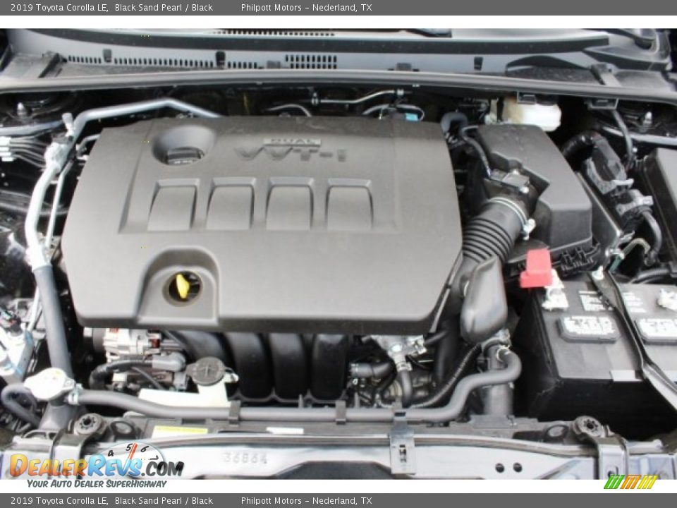 2019 Toyota Corolla LE Black Sand Pearl / Black Photo #31