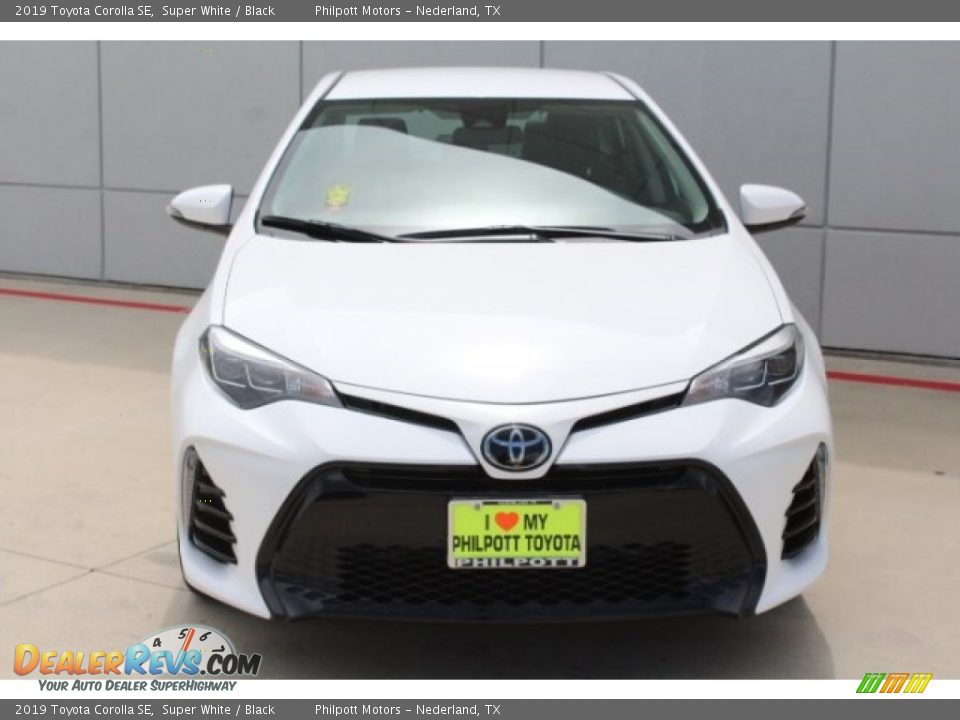2019 Toyota Corolla SE Super White / Black Photo #2