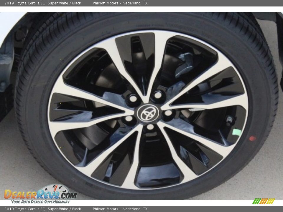 2019 Toyota Corolla SE Super White / Black Photo #5