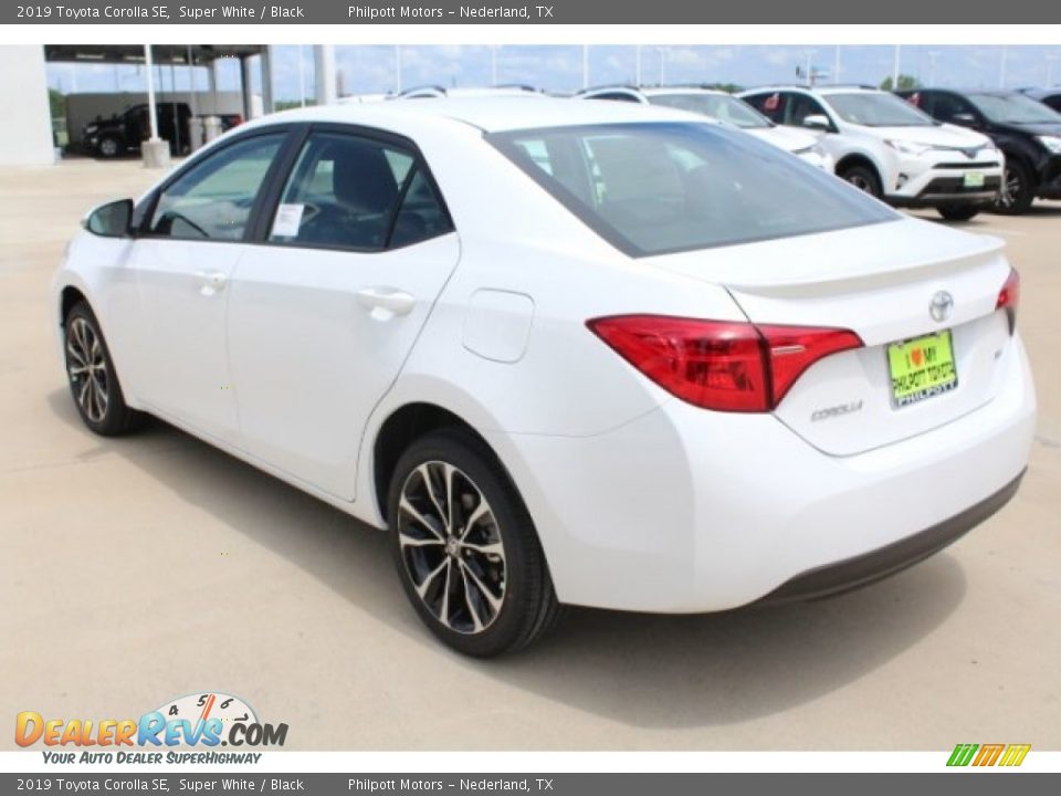 2019 Toyota Corolla SE Super White / Black Photo #6