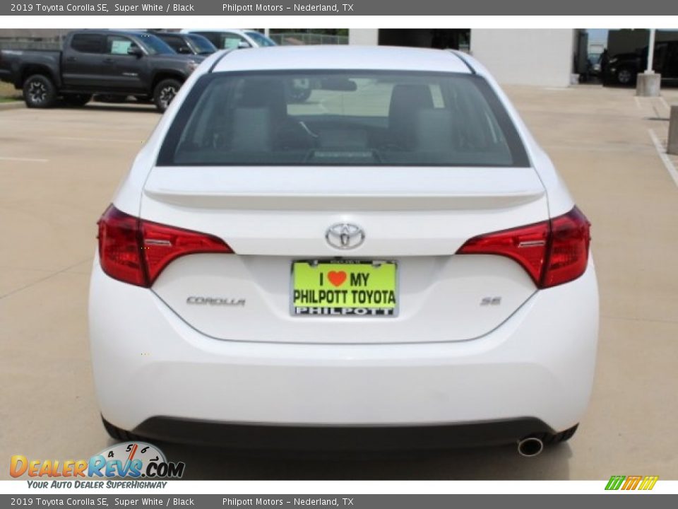 2019 Toyota Corolla SE Super White / Black Photo #7