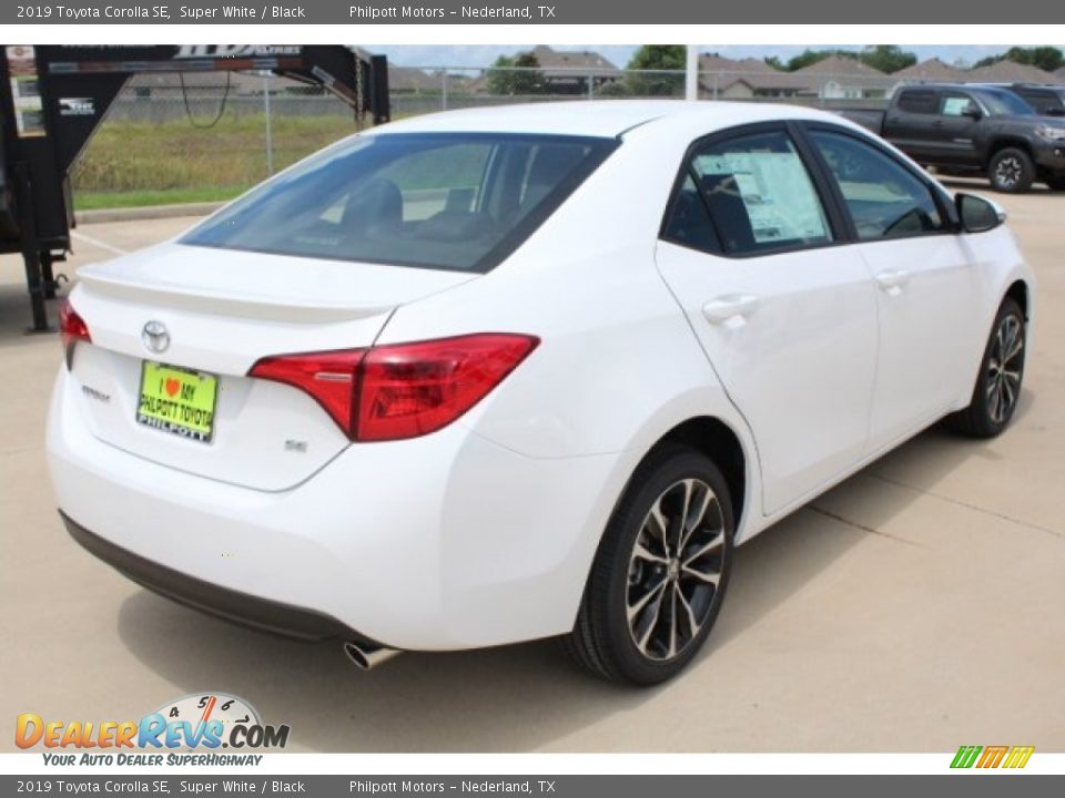 2019 Toyota Corolla SE Super White / Black Photo #8