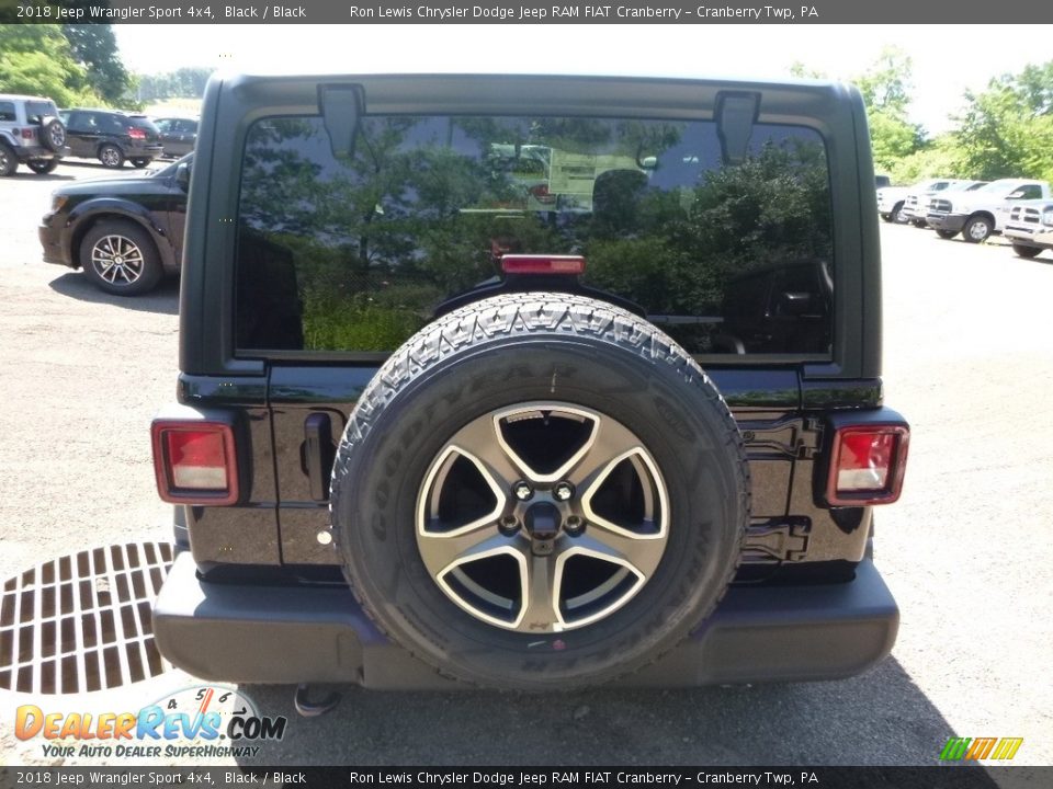 2018 Jeep Wrangler Sport 4x4 Black / Black Photo #4