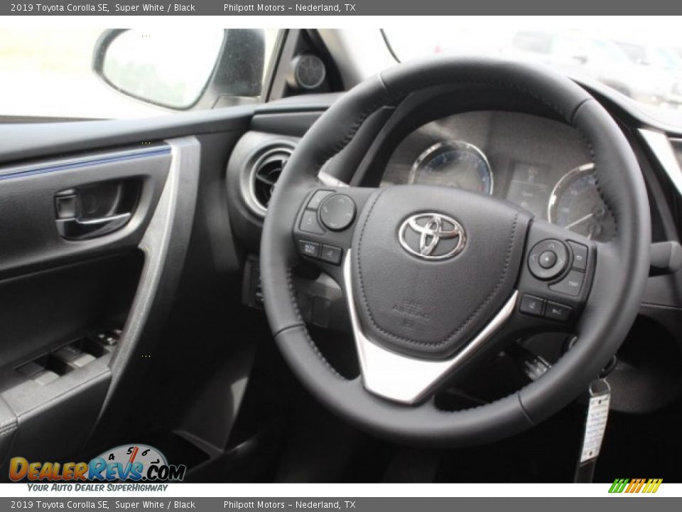2019 Toyota Corolla SE Super White / Black Photo #23