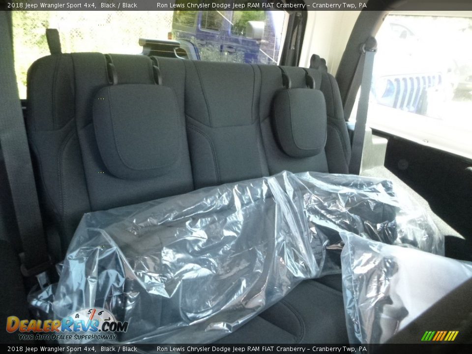 2018 Jeep Wrangler Sport 4x4 Black / Black Photo #11