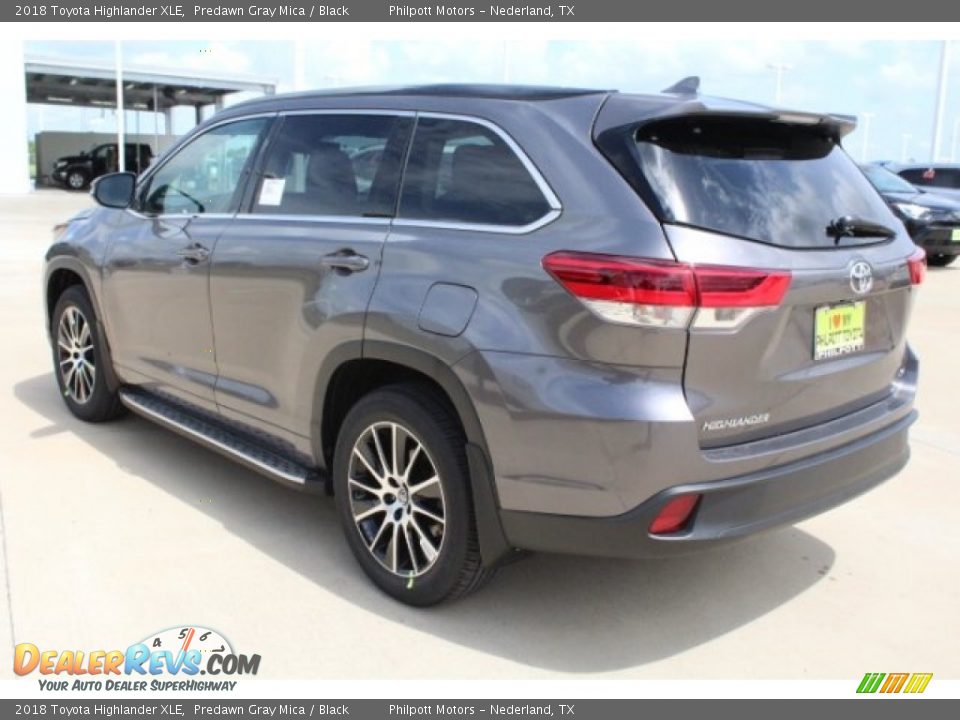 2018 Toyota Highlander XLE Predawn Gray Mica / Black Photo #6