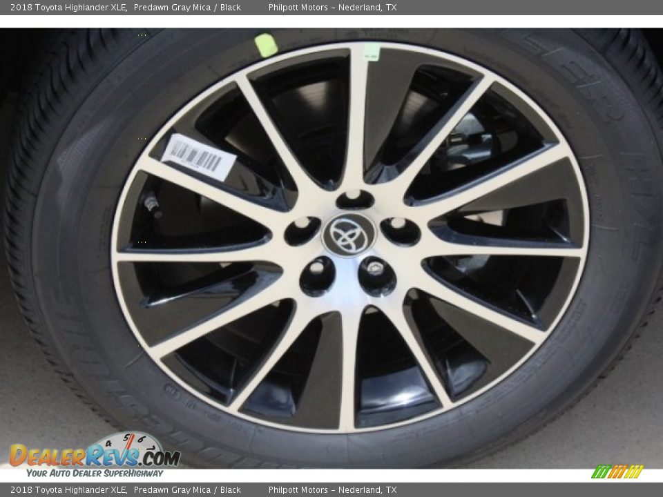 2018 Toyota Highlander XLE Predawn Gray Mica / Black Photo #10