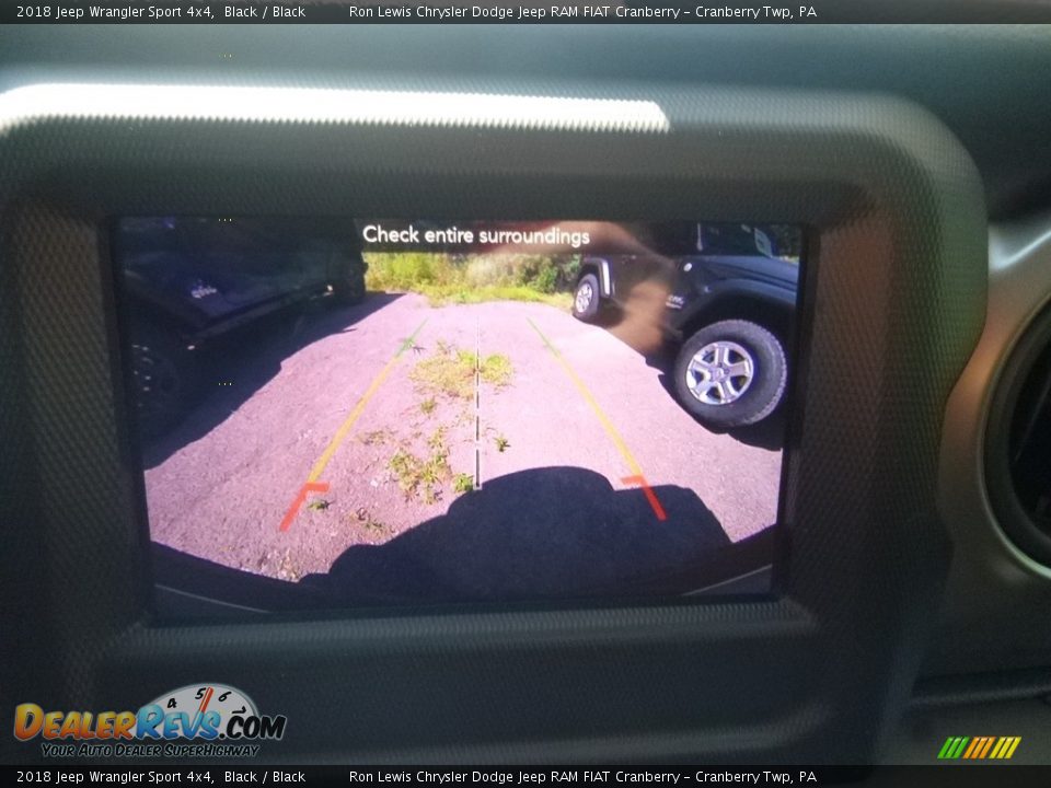 2018 Jeep Wrangler Sport 4x4 Black / Black Photo #17