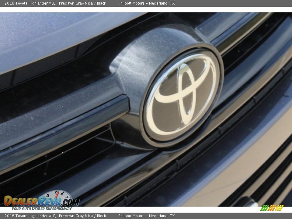 2018 Toyota Highlander XLE Predawn Gray Mica / Black Photo #11