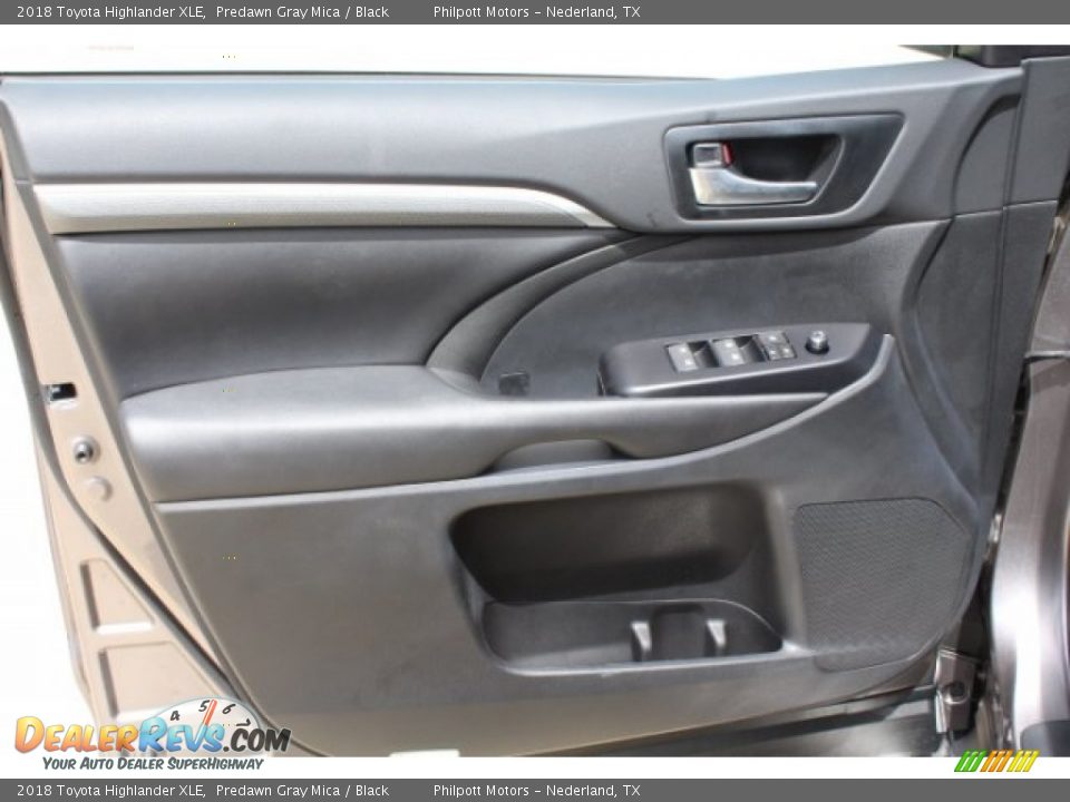 2018 Toyota Highlander XLE Predawn Gray Mica / Black Photo #12