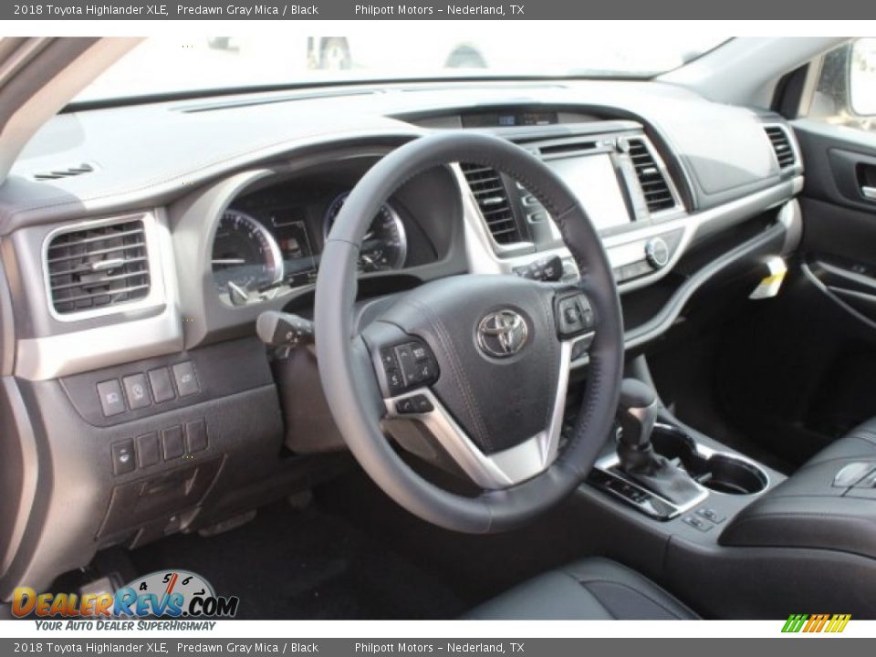 2018 Toyota Highlander XLE Predawn Gray Mica / Black Photo #13