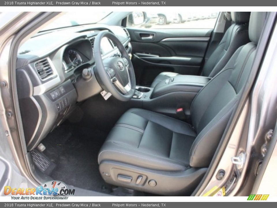 2018 Toyota Highlander XLE Predawn Gray Mica / Black Photo #14