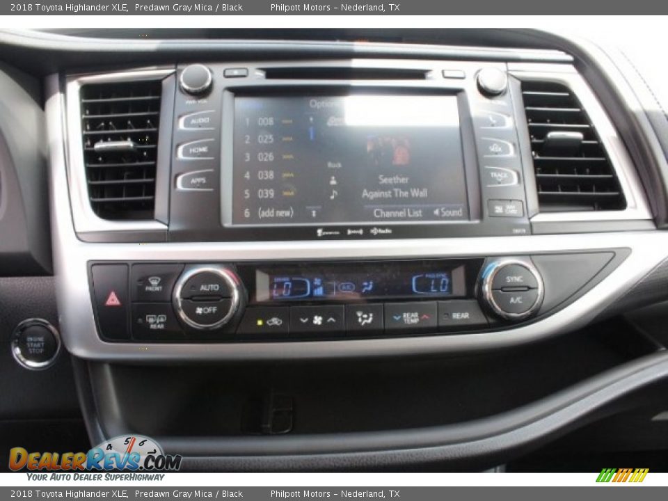 2018 Toyota Highlander XLE Predawn Gray Mica / Black Photo #17