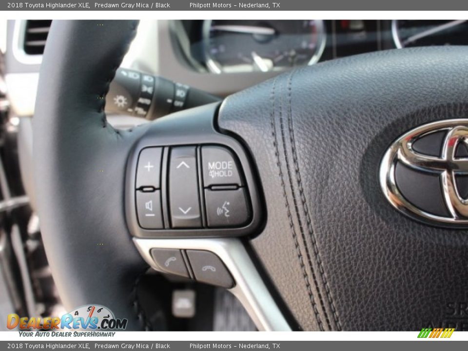 2018 Toyota Highlander XLE Predawn Gray Mica / Black Photo #20