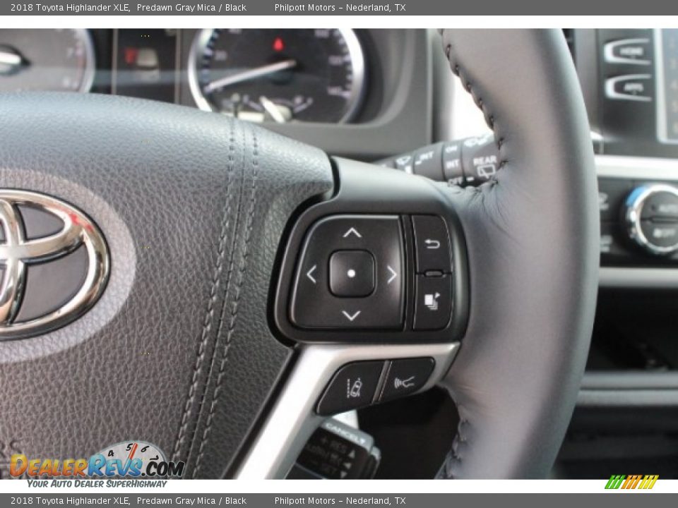 2018 Toyota Highlander XLE Predawn Gray Mica / Black Photo #21