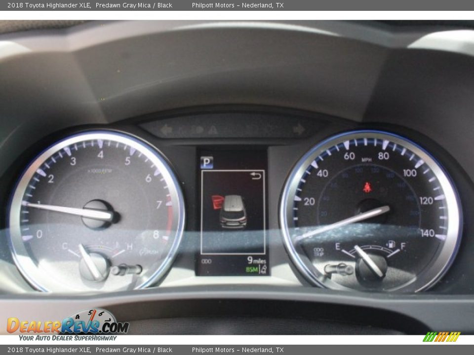 2018 Toyota Highlander XLE Predawn Gray Mica / Black Photo #22