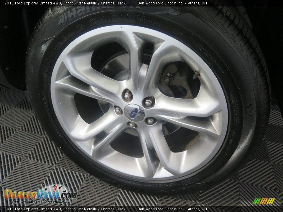 2011 Ford Explorer Limited 4WD Ingot Silver Metallic / Charcoal Black Photo #29