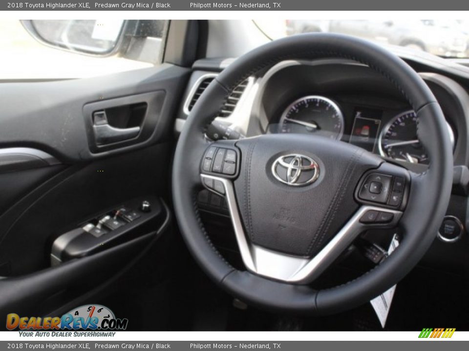 2018 Toyota Highlander XLE Predawn Gray Mica / Black Photo #27