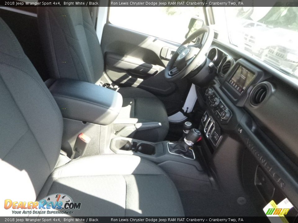 2018 Jeep Wrangler Sport 4x4 Bright White / Black Photo #10