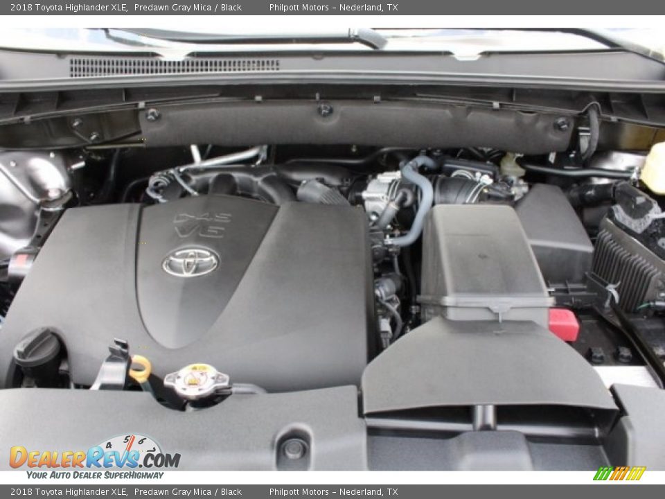 2018 Toyota Highlander XLE Predawn Gray Mica / Black Photo #35